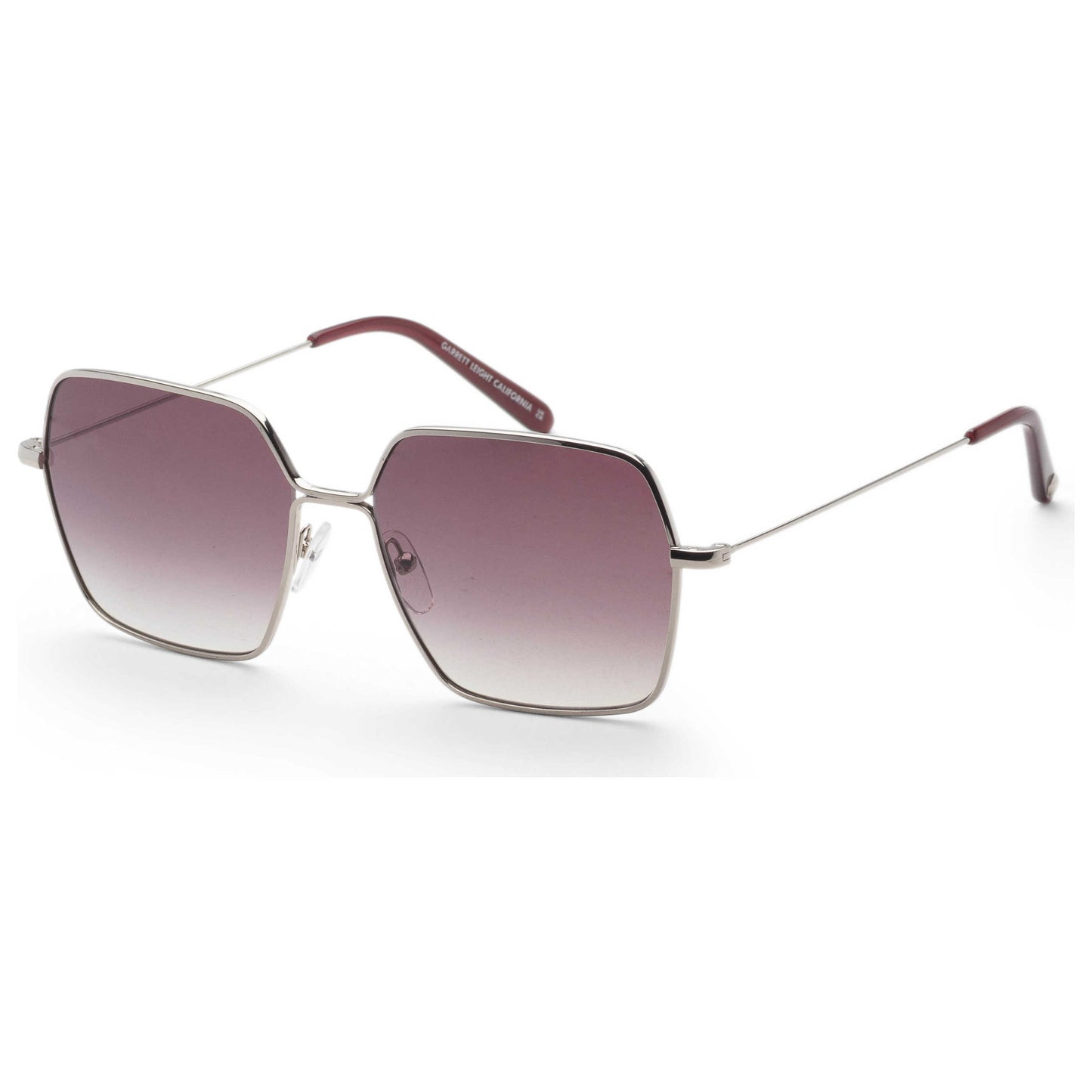 Front view of Garrett Leight MEADOW Women's Sunglasses 4067-56-SV-BARWMNG