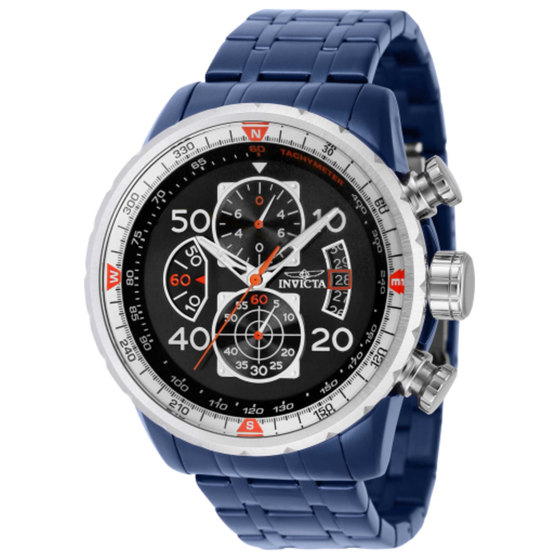 Front view of Invicta Aviator Men's Quartz Watch 40695