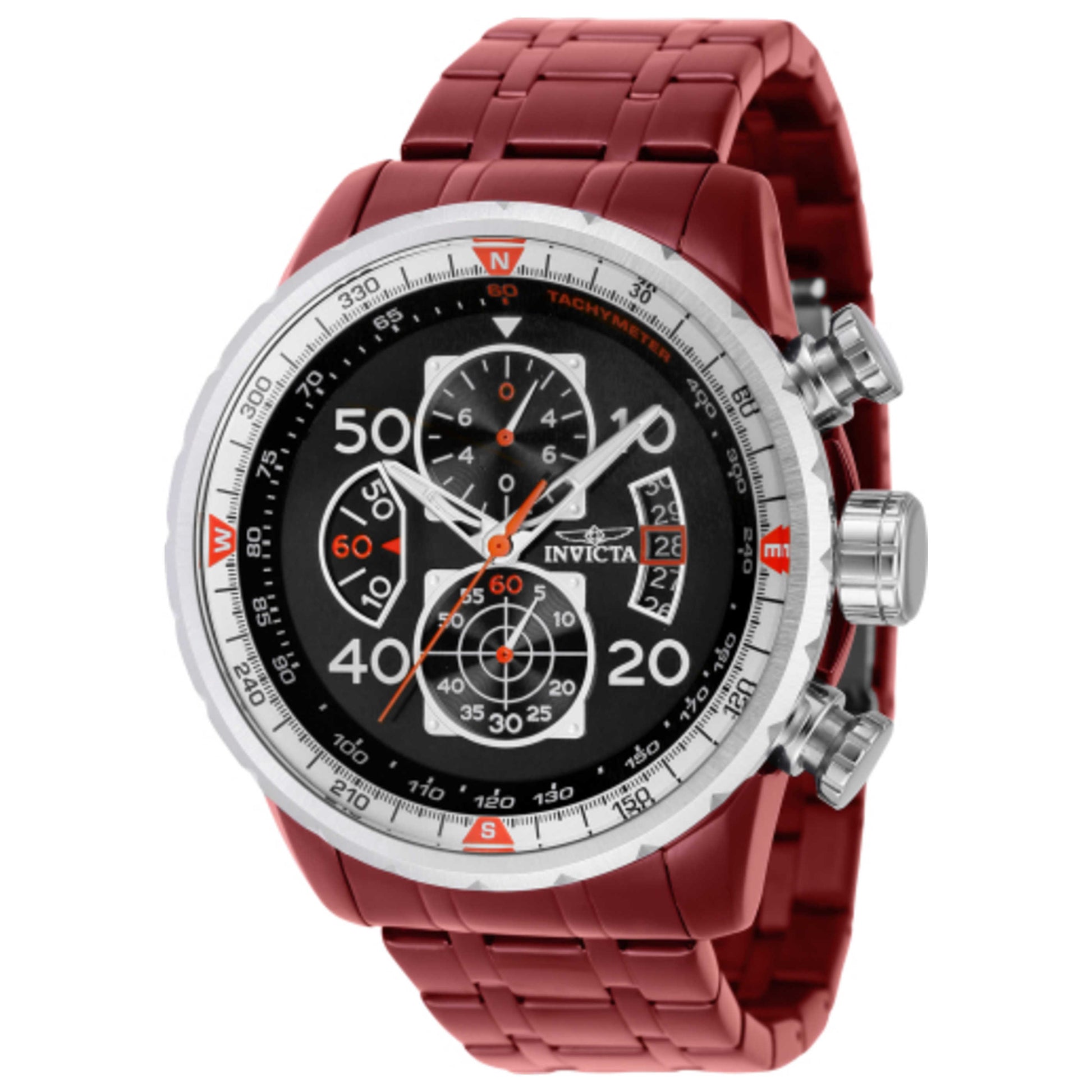 Front view of Invicta Aviator Men's Quartz Watch 40699