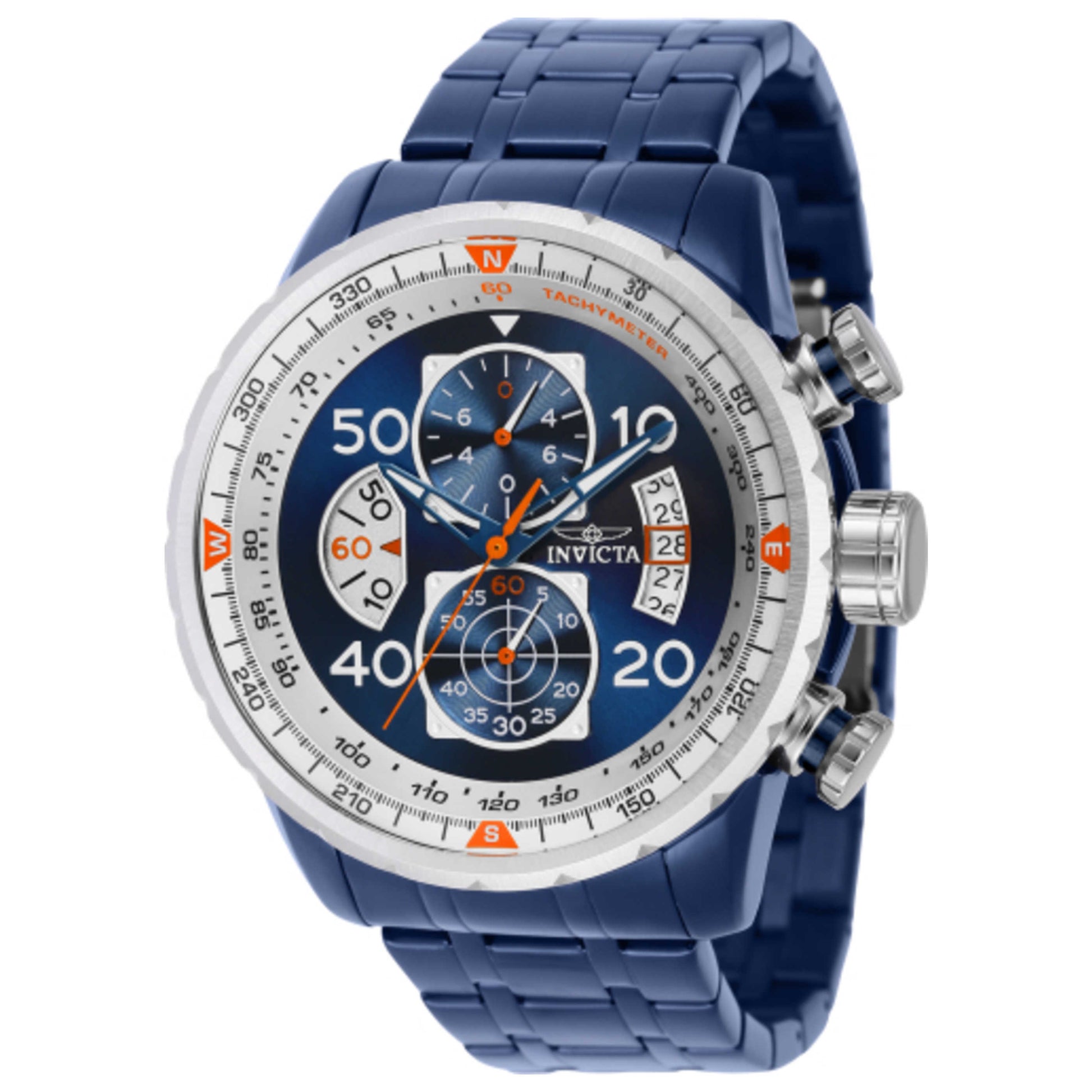 Front view of Invicta Aviator Men's Quartz Watch 40705