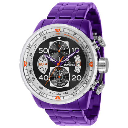 Front view of Invicta Aviator Men's Quartz Watch 40708