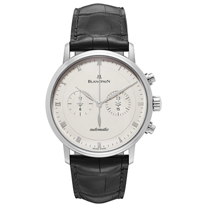 Front view of Blancpain Villeret Men's Automatic Watch 4082-1542-55