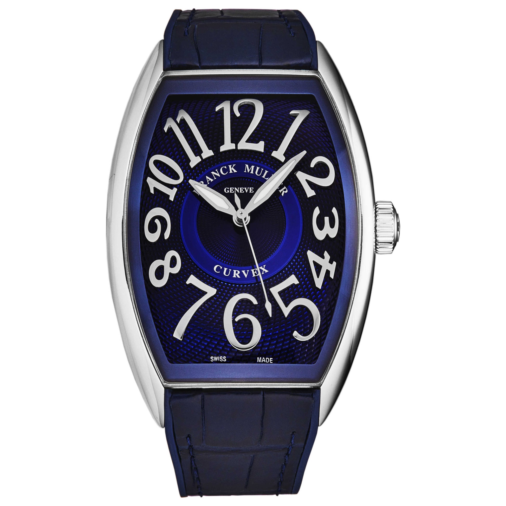 Front view of Franck Muller Curvex CX Men's Automatic Watch 40SCCXACBUBLU