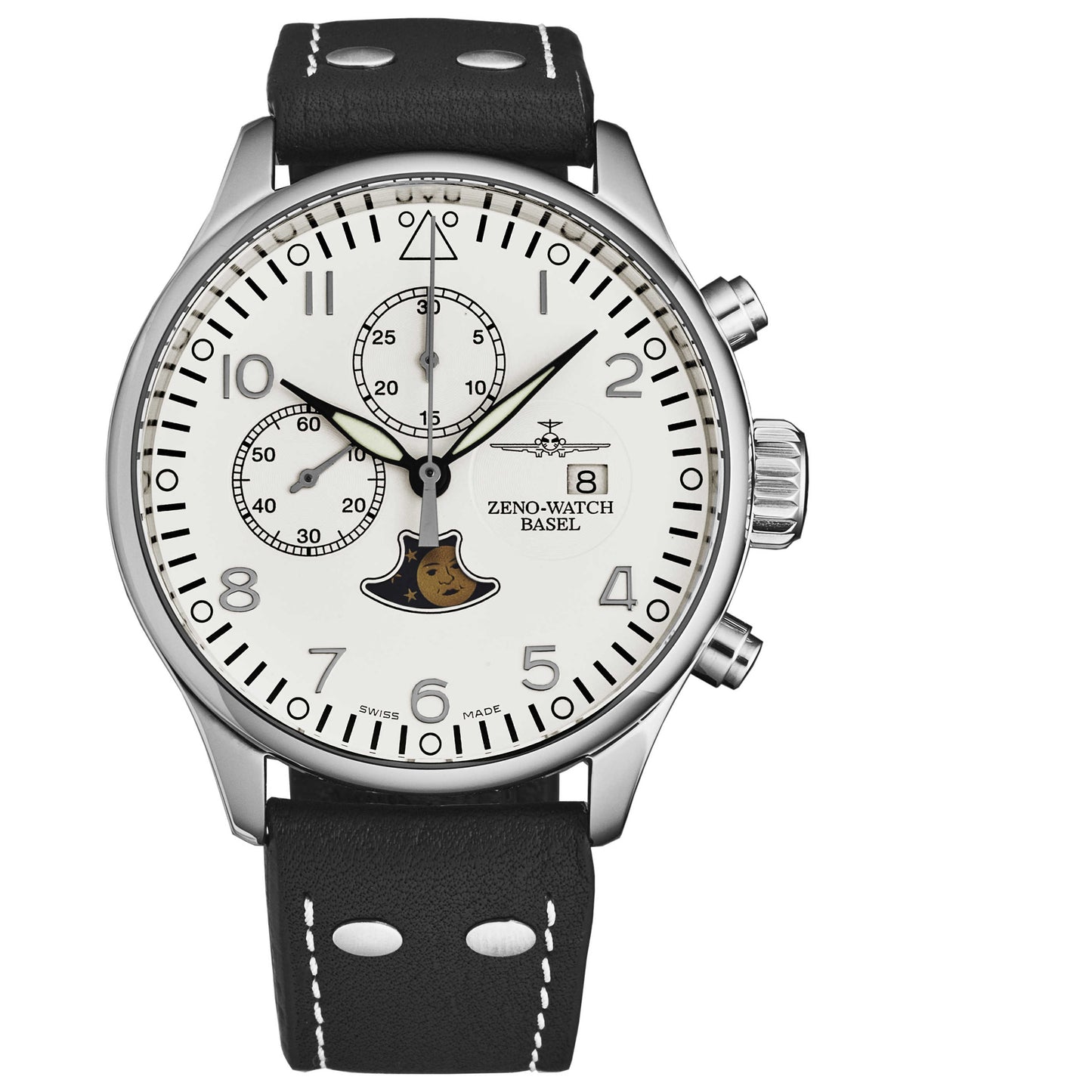 Front view of Zeno VintageLine Men's Manual-Wind Watch 4100-I2