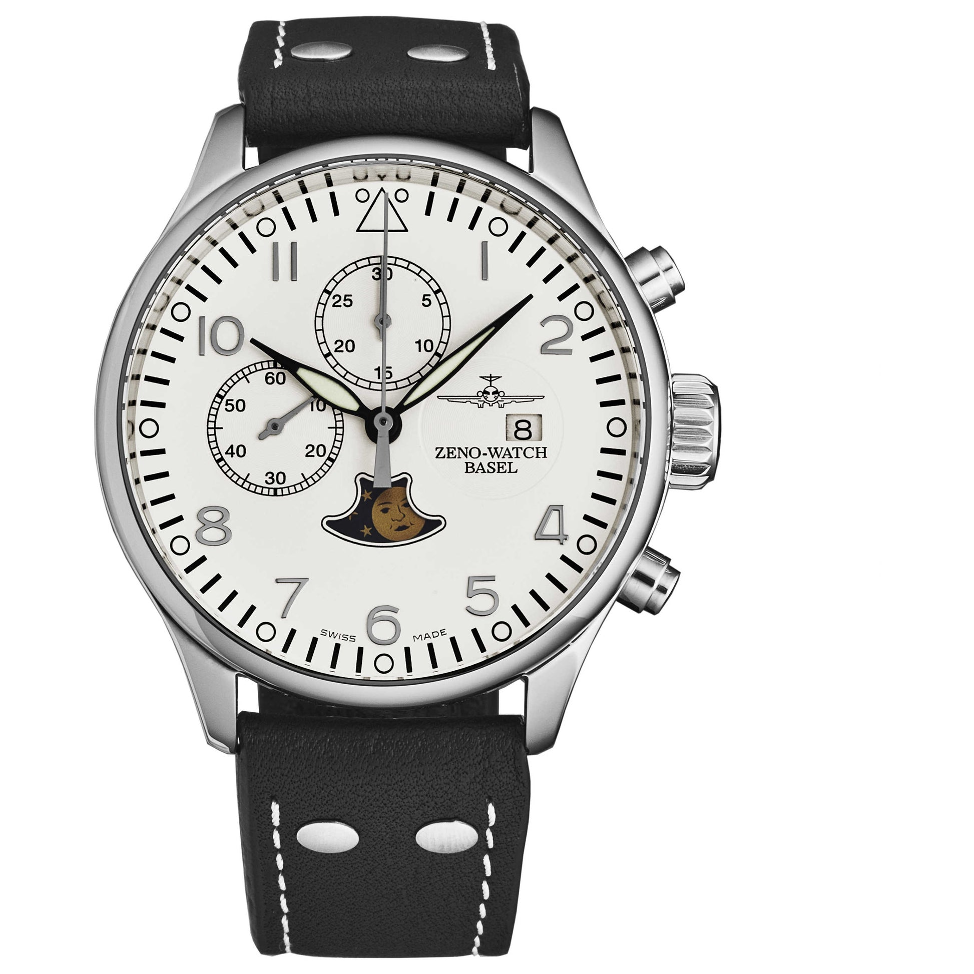 Front view of Zeno VintageLine Men's Manual-Wind Watch 4100-I2