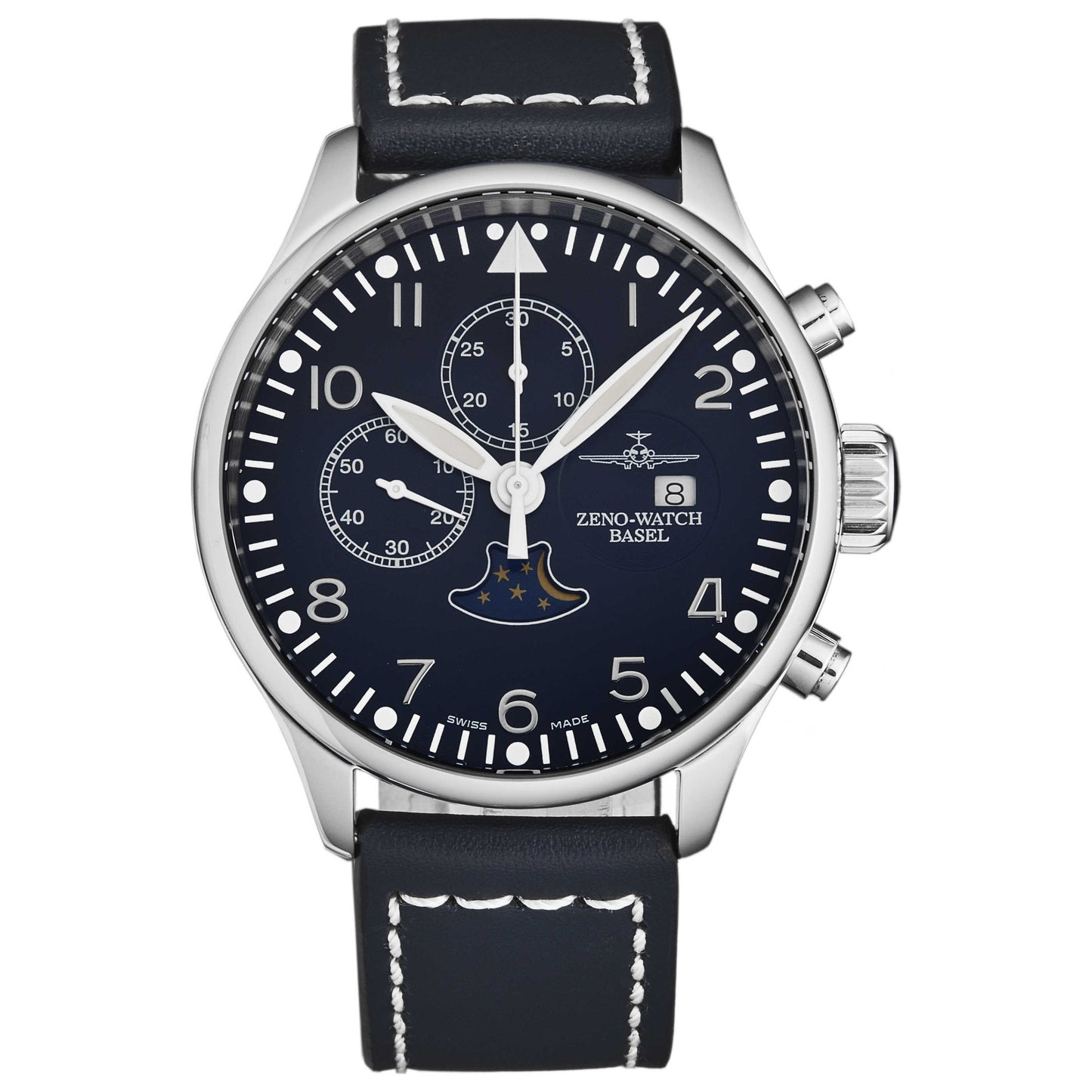 Front view of Zeno VintageLine Men's Manual-Wind Watch 4100-I4