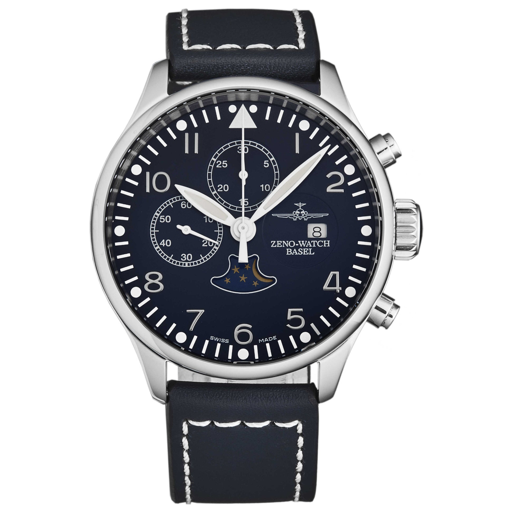 Front view of Zeno VintageLine Men's Manual-Wind Watch 4100-I4