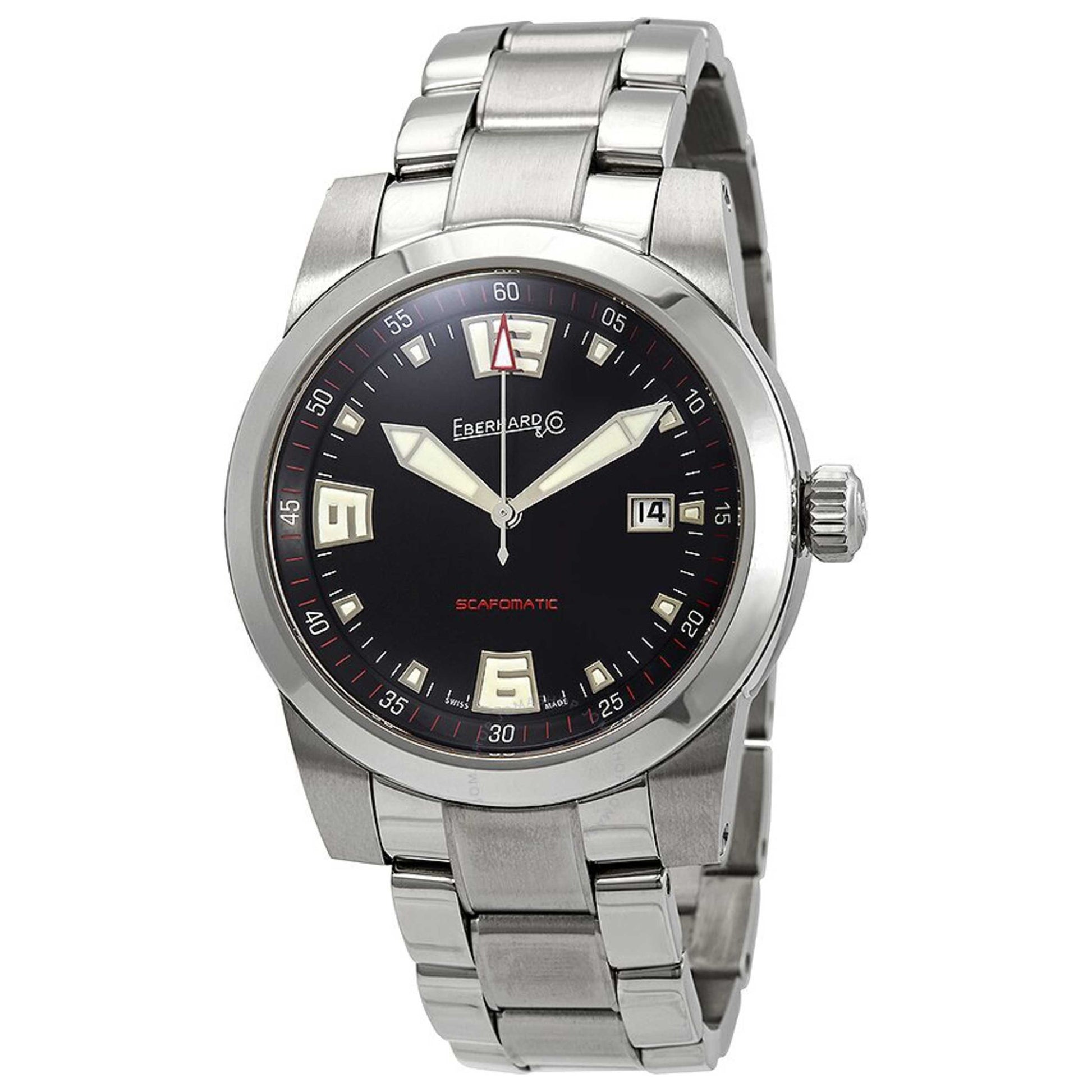 Front view of Eberhard & Co Scafomatic Men's Automatic Watch 41026-2