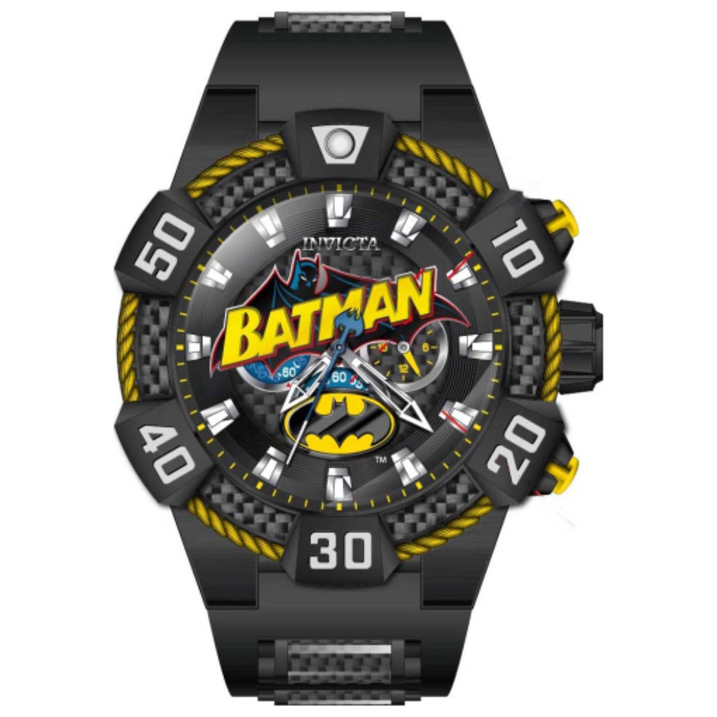 Front view of Invicta DC Comics Men's Quartz Watch 41113