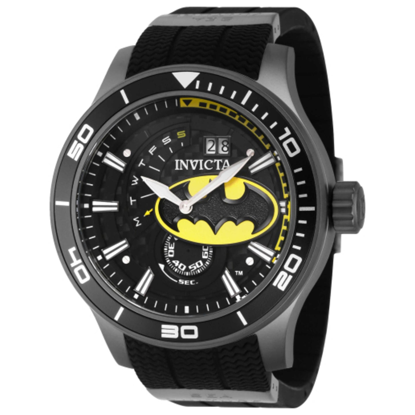 Front view of Invicta DC Comics Men's Quartz Watch 41262