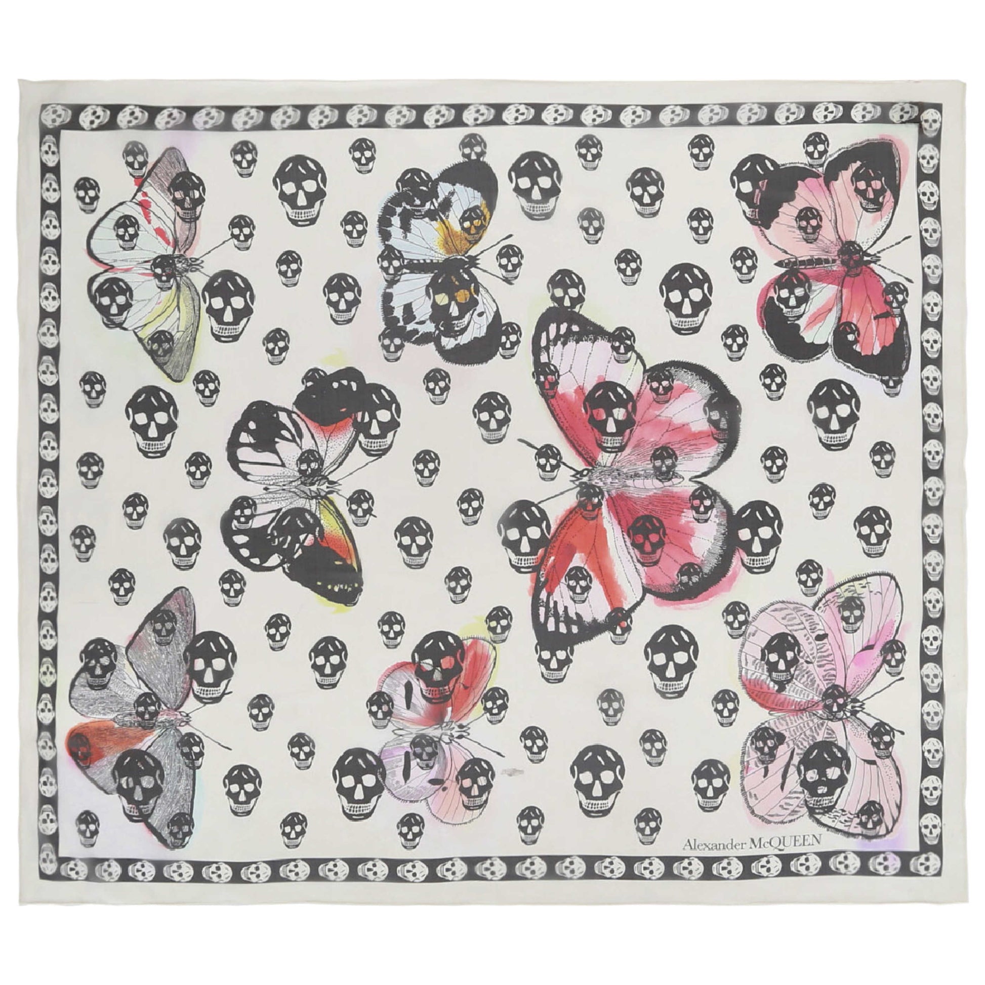 Front view of Alexander McQueen Women's Scarves 416610-3060Q-9272