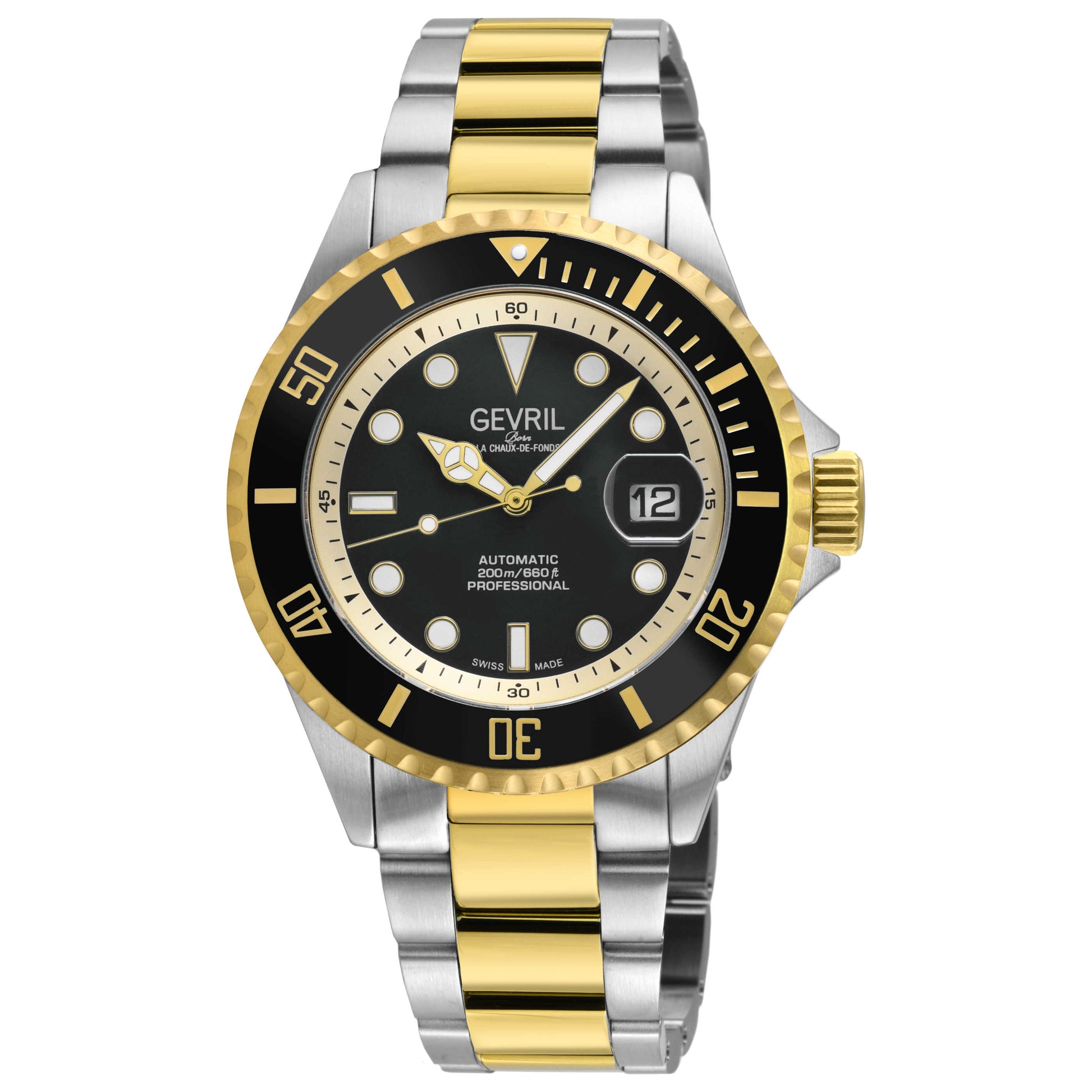 Front view of Gevril Wallstreet Men's Automatic Watch 41855A