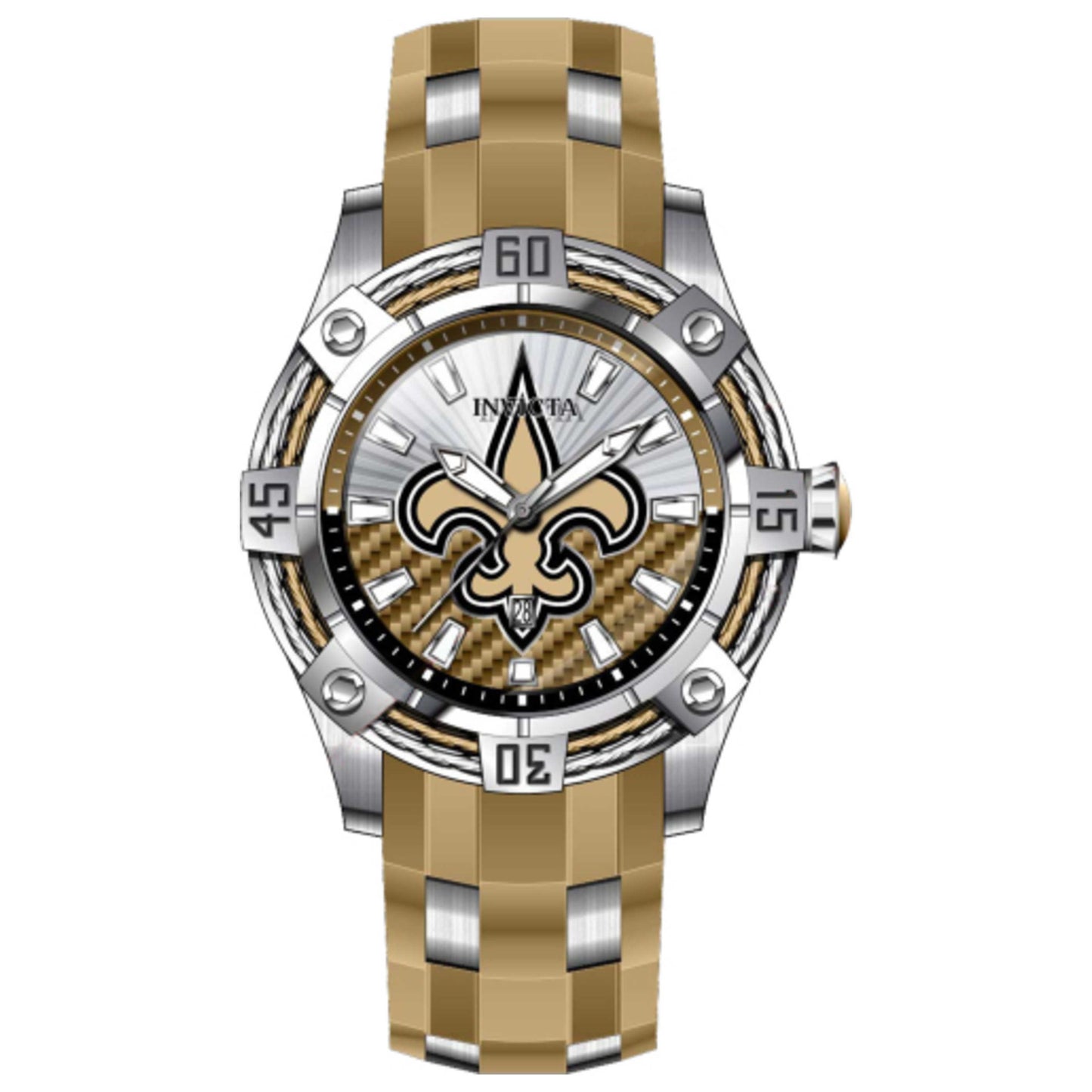 Front view of Invicta NFL Men's Quartz Watch 42068