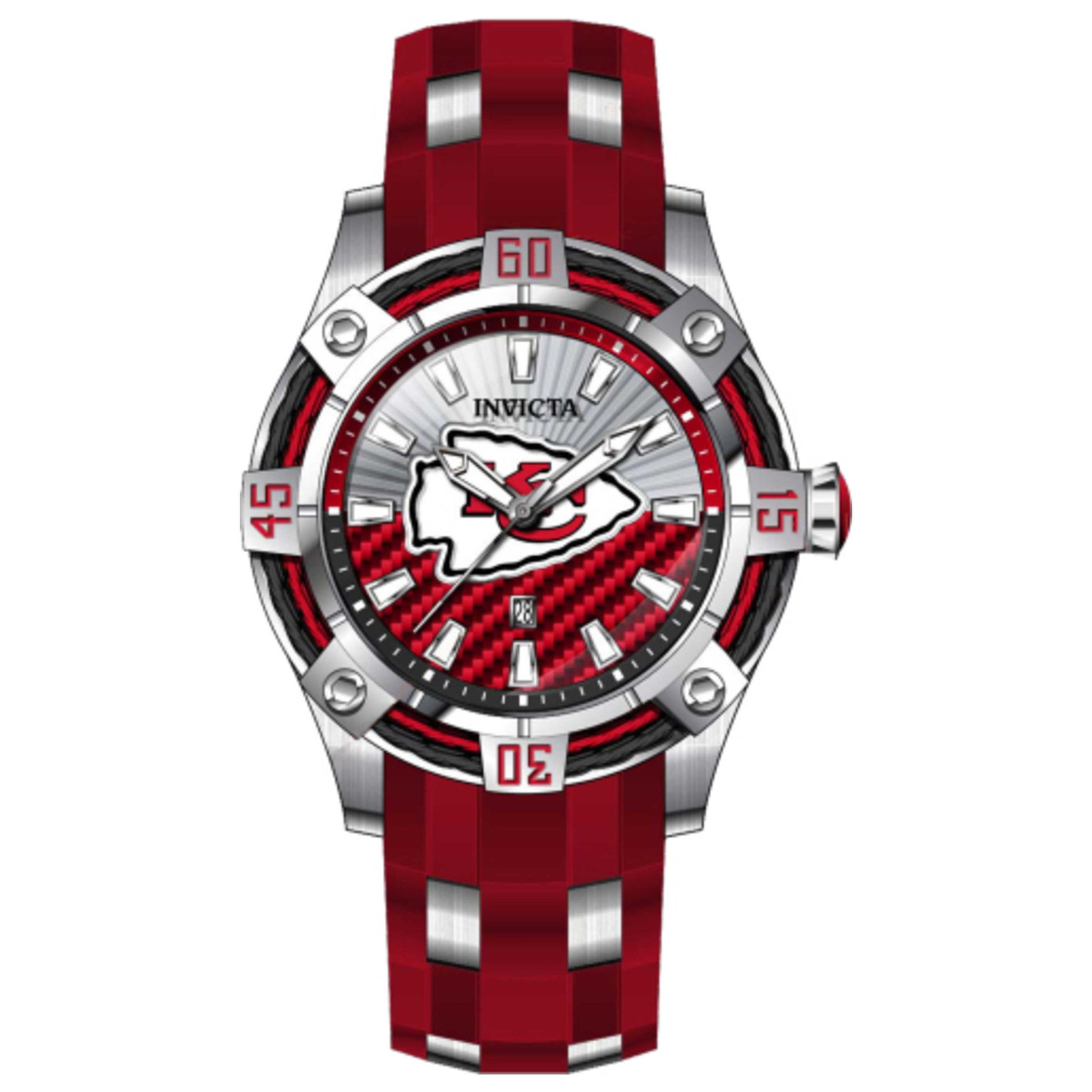 Front view of Invicta NFL Men's Quartz Watch 42070