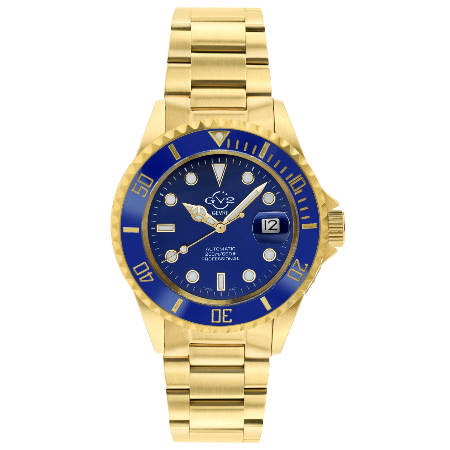 Front view of GV2 by Gevril Liguria Men's Automatic Watch 42223