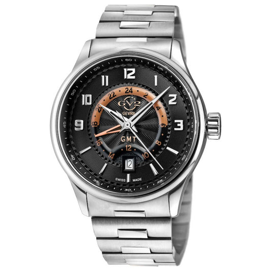 Front view of GV2 by Gevril Giromondo Men's Quartz Watch 42300B