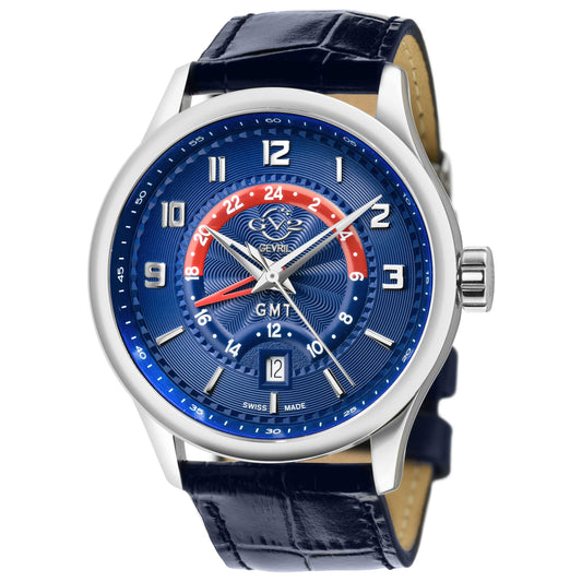 Front view of GV2 by Gevril Giromondo Men's Quartz Watch 42302