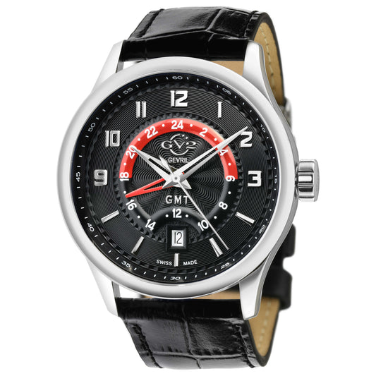 Front view of GV2 by Gevril Giromondo Men's Quartz Watch 42303