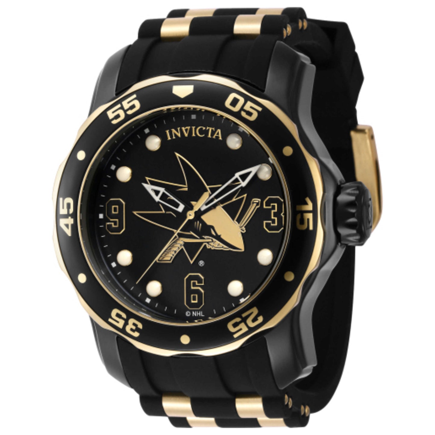 Front view of Invicta NHL Men's Quartz Watch 42318