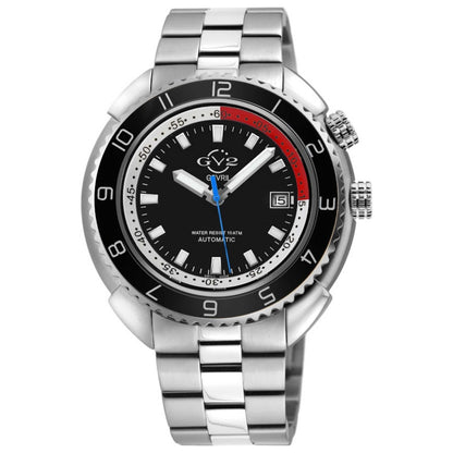 Front view of GV2 by Gevril Squalo Men's Automatic Watch 42402