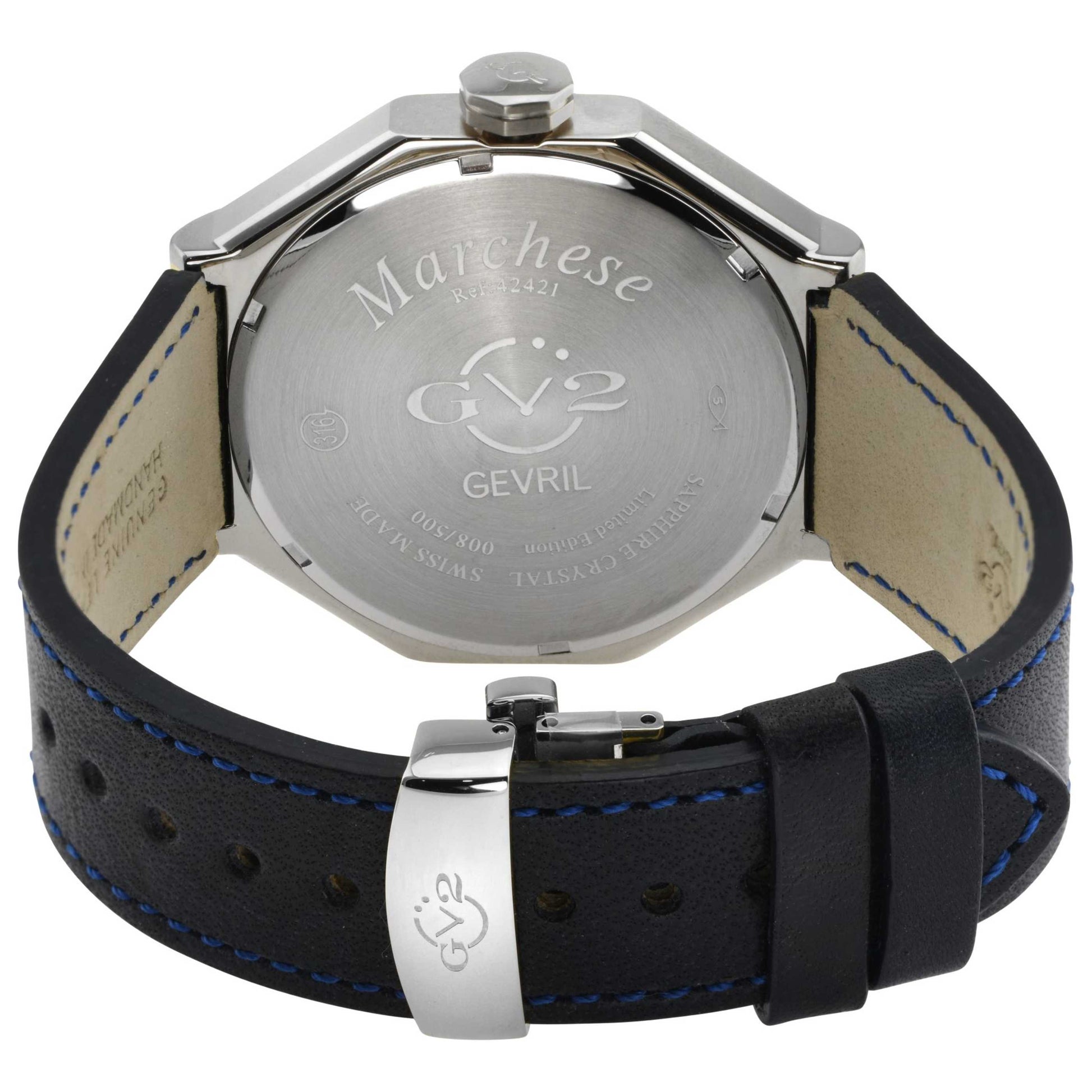 GV2 by Gevril Marchese Men's Quartz Watch 42420.1 - Image #2