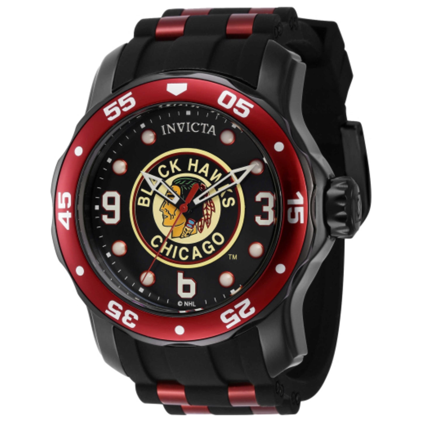 Front view of Invicta NHL Men's Quartz Watch 42645