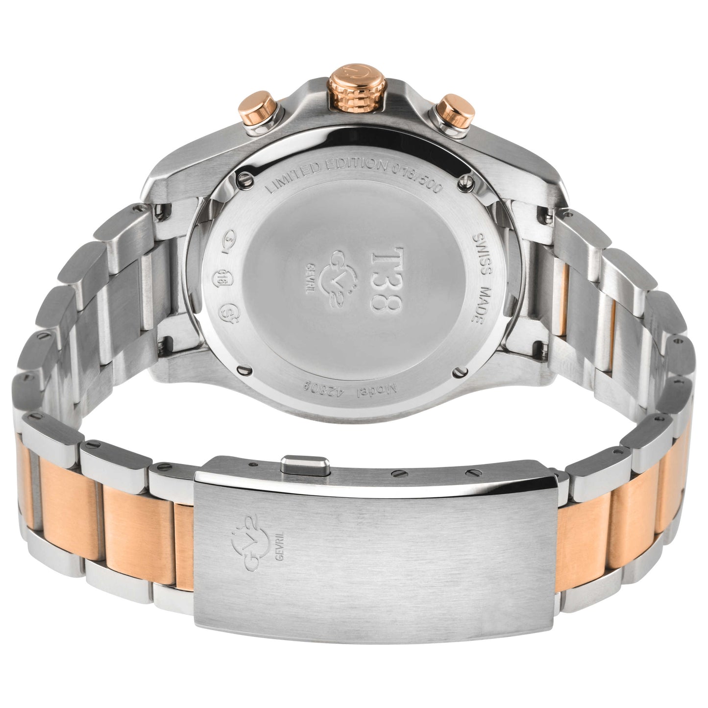 GV2 by Gevril T38 Men's Quartz Watch 42809B - Image #2
