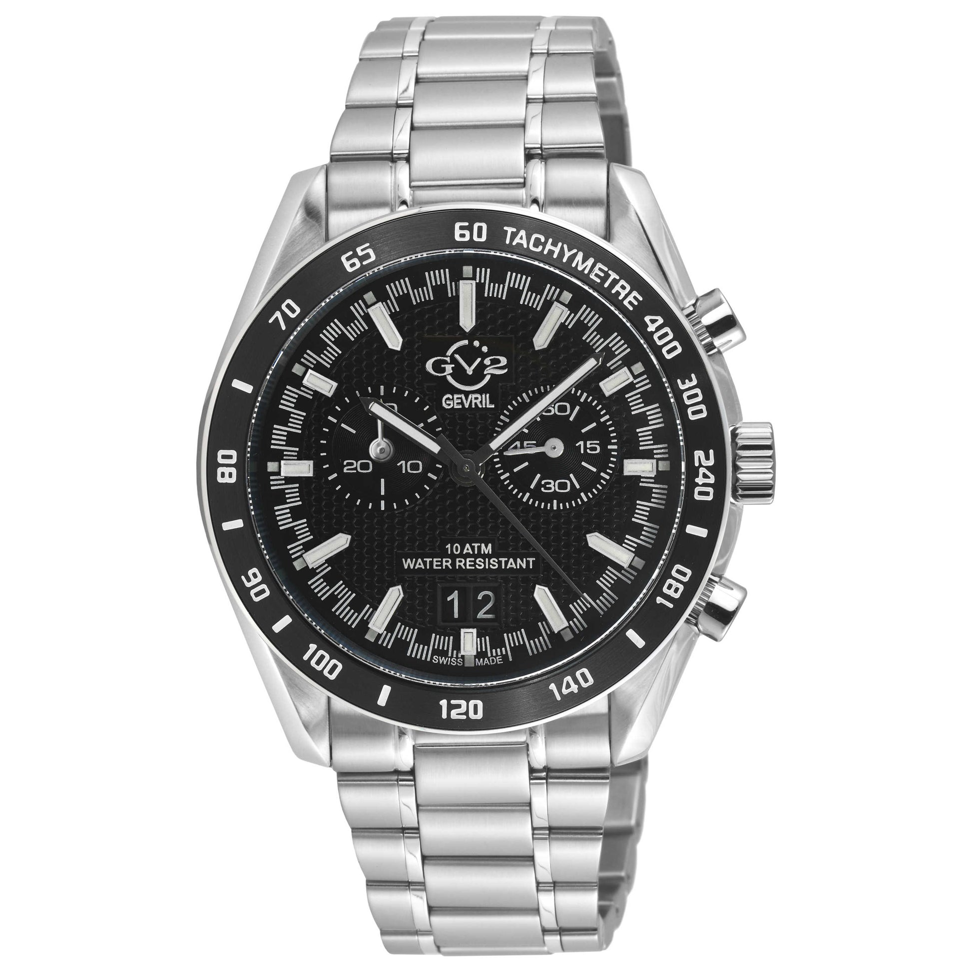 Front view of GV2 by Gevril Freccia Men's Quartz Watch 42901B