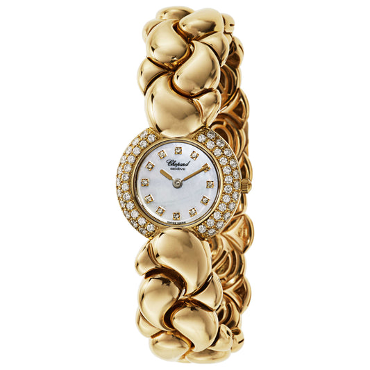 Front view of Chopard Casmir Women's Swiss Quartz (Battery-Powered) Watch 43-5991-YG