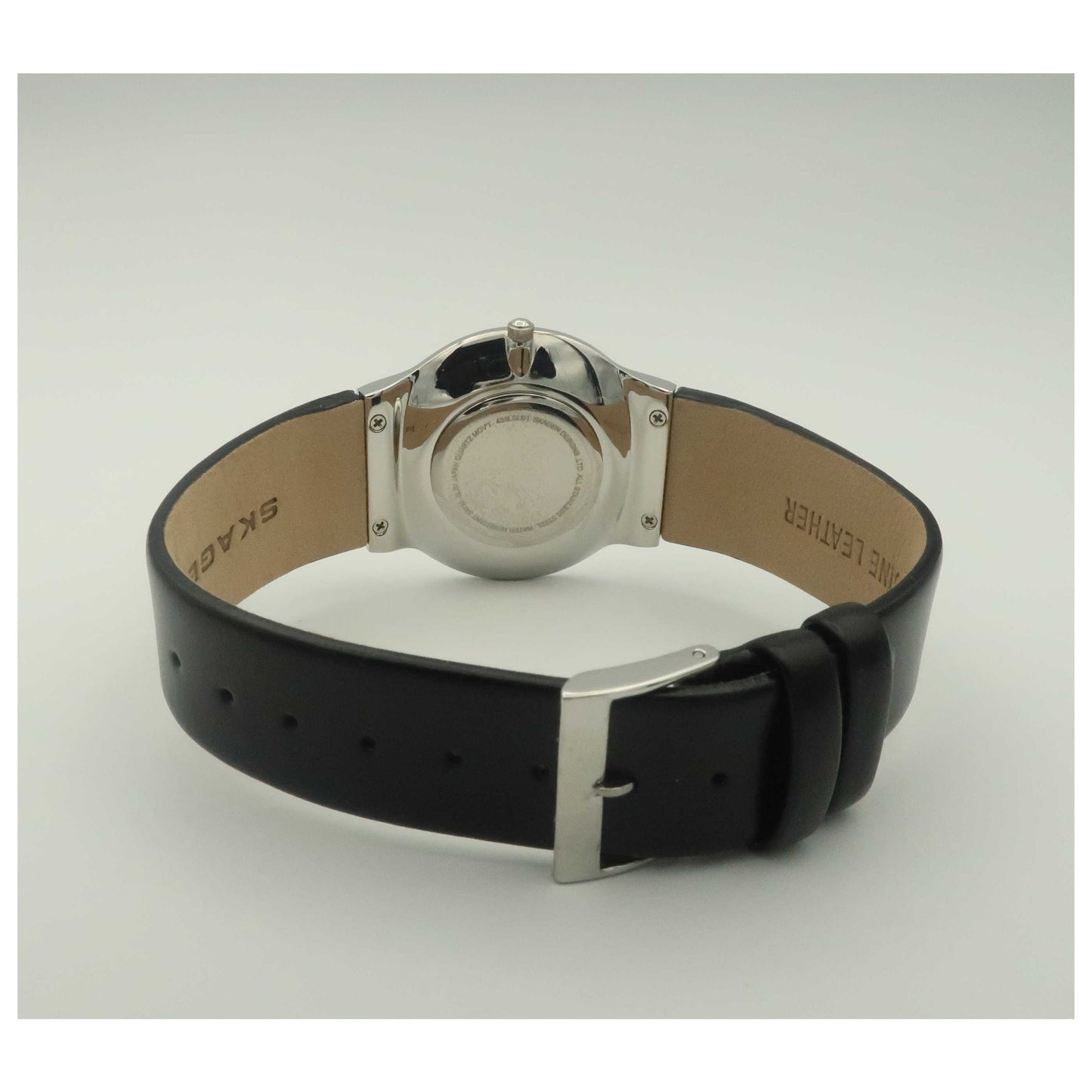 Skagen Leather Women's Japanese Quartz (Battery-Powered) Watch 433LSLB1-SD - Image #2
