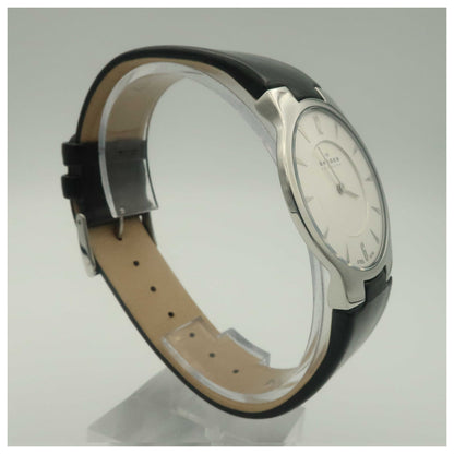Skagen Leather Women's Japanese Quartz (Battery-Powered) Watch 433LSLB1-SD - Image #3