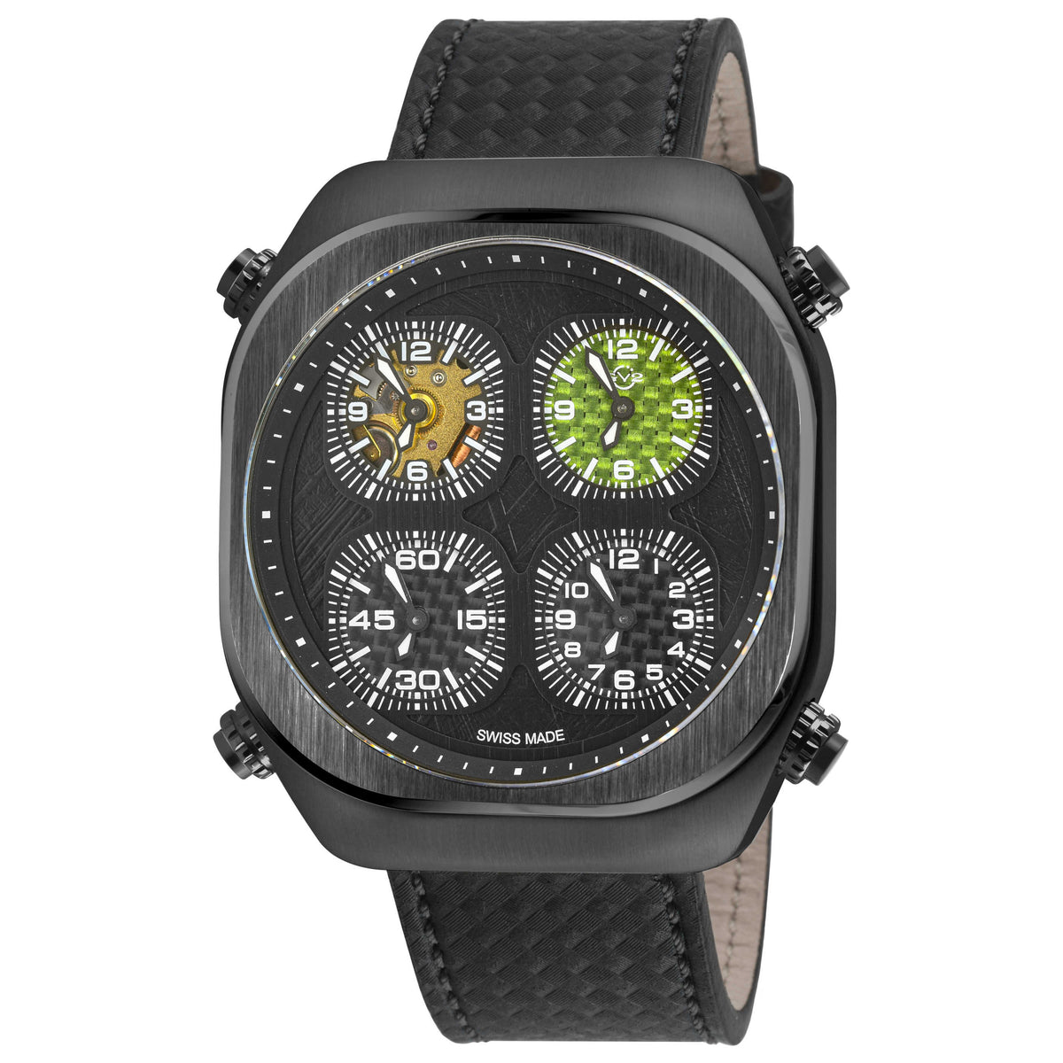 Quattro Quartz Black Men's Watch 43403