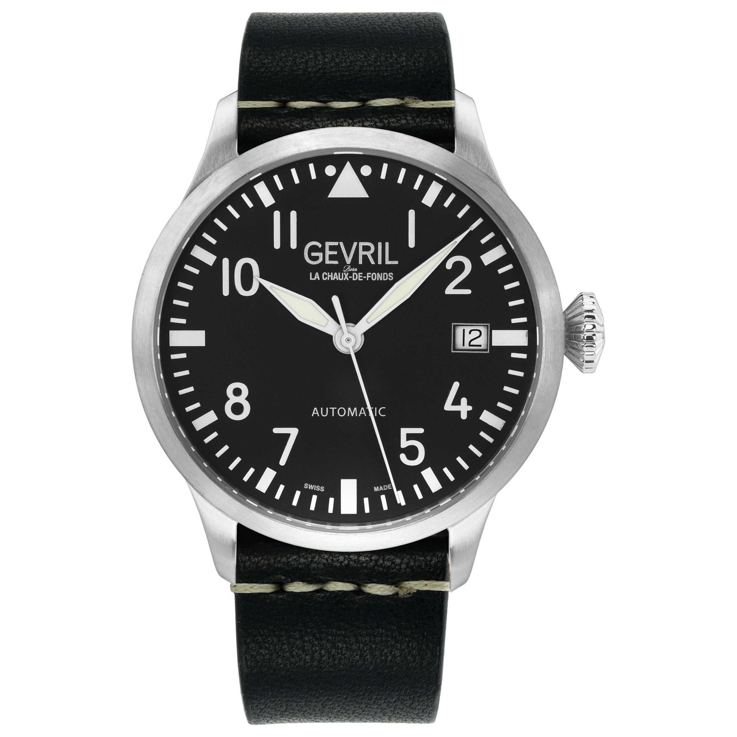 Front view of Gevril Vaughn Men's Automatic Watch 43500