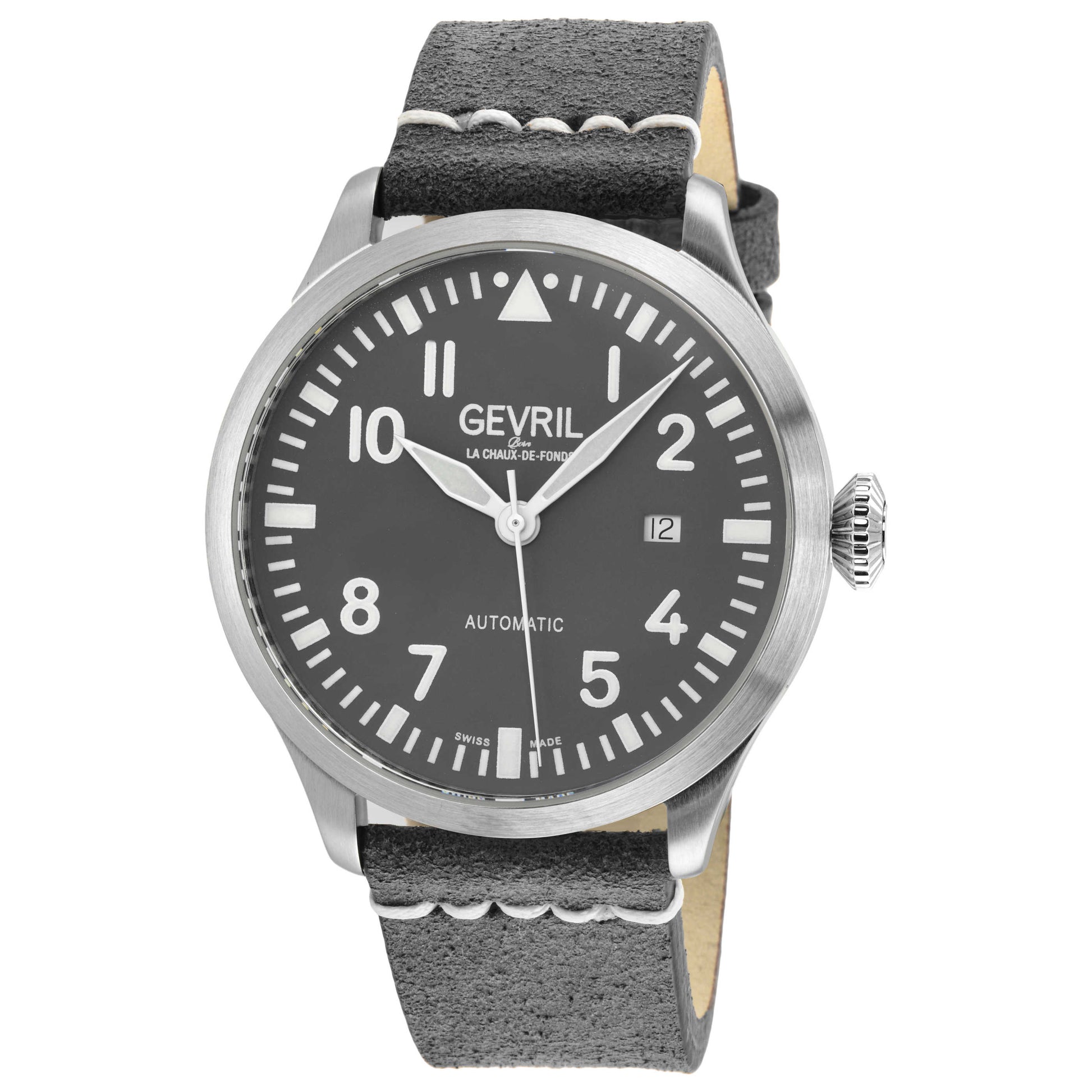 Front view of Gevril Vaughn Men's Automatic Watch 43505