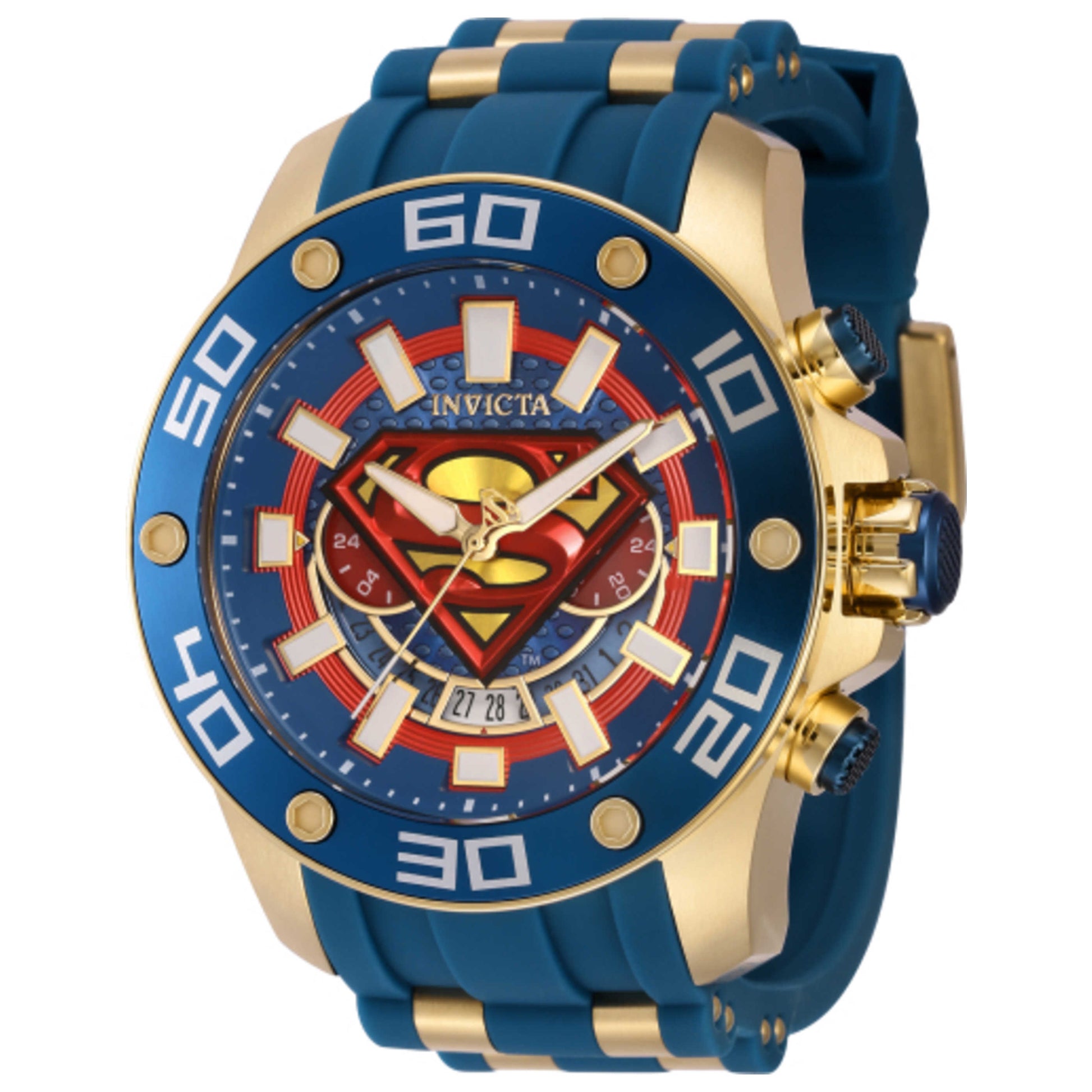 Front view of Invicta DC Comics Men's Quartz Watch 43591