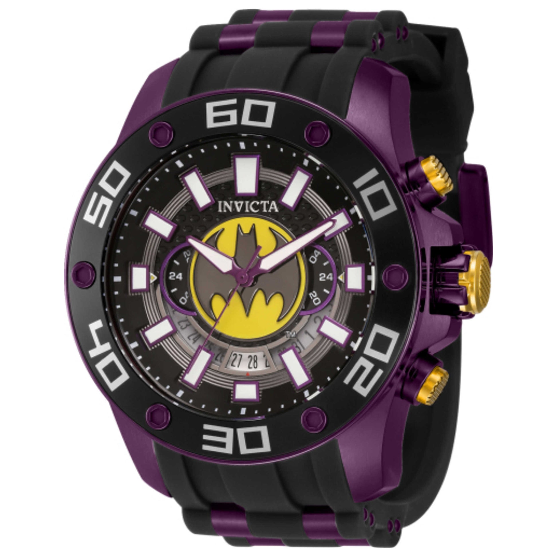Front view of Invicta DC Comics Men's Quartz Watch 43596