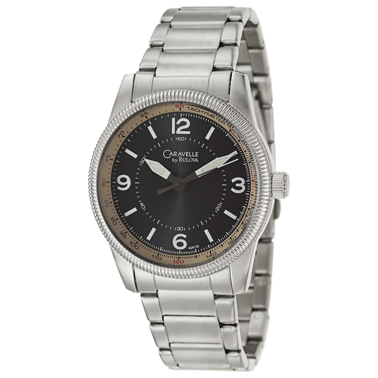 Front view of Caravelle Sport Men's Japanese Quartz (Battery-Powered) Watch 43A110