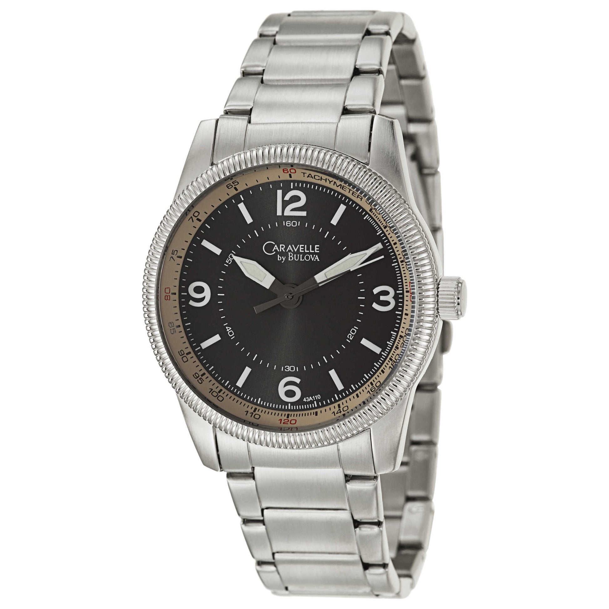 Front view of Caravelle Sport Men's Japanese Quartz (Battery-Powered) Watch 43A110