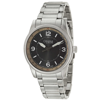 Front view of Caravelle Sport Men's Japanese Quartz (Battery-Powered) Watch 43A110