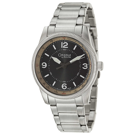 Front view of Caravelle Sport Men's Japanese Quartz (Battery-Powered) Watch 43A110