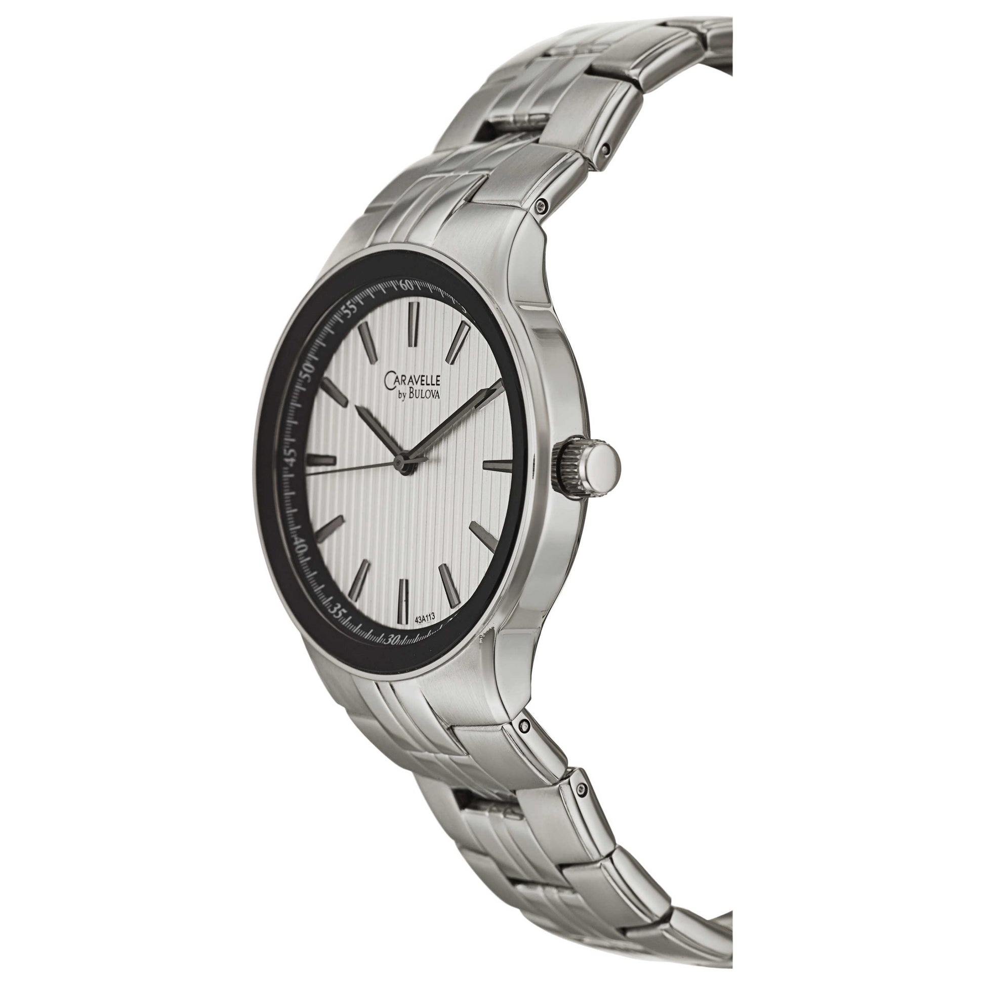 Caravelle Dress Men's Japanese Quartz (Battery-Powered) Watch 43A113 - Image #4