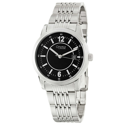 Front view of Caravelle Bracelet Men's Quartz Watch 43B001