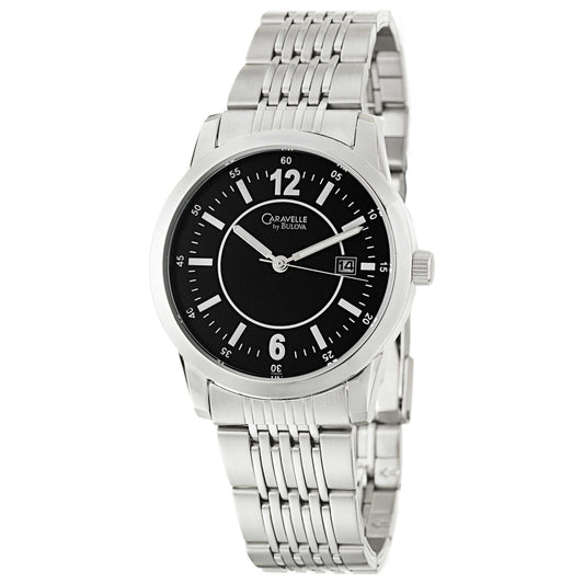 Front view of Caravelle Bracelet Men's Quartz Watch 43B001