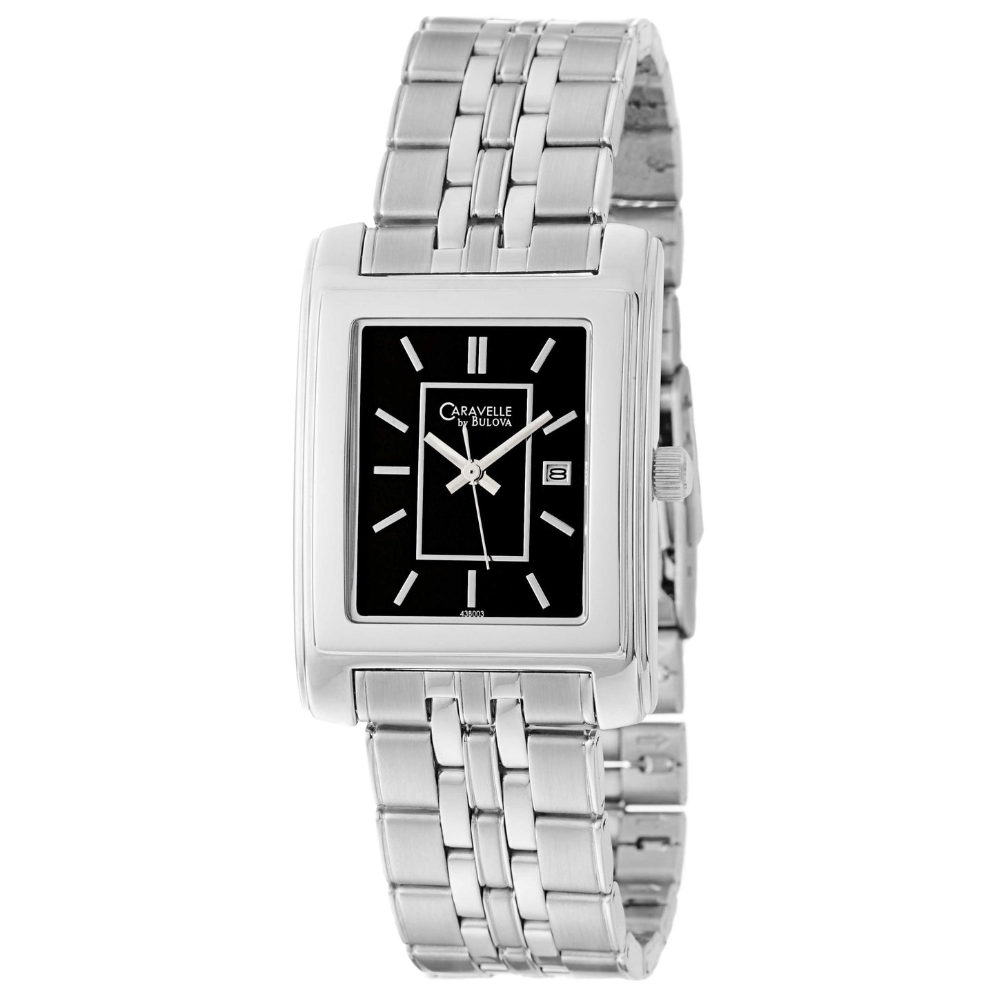 Front view of Caravelle Bracelet Men's Quartz Watch 43B003