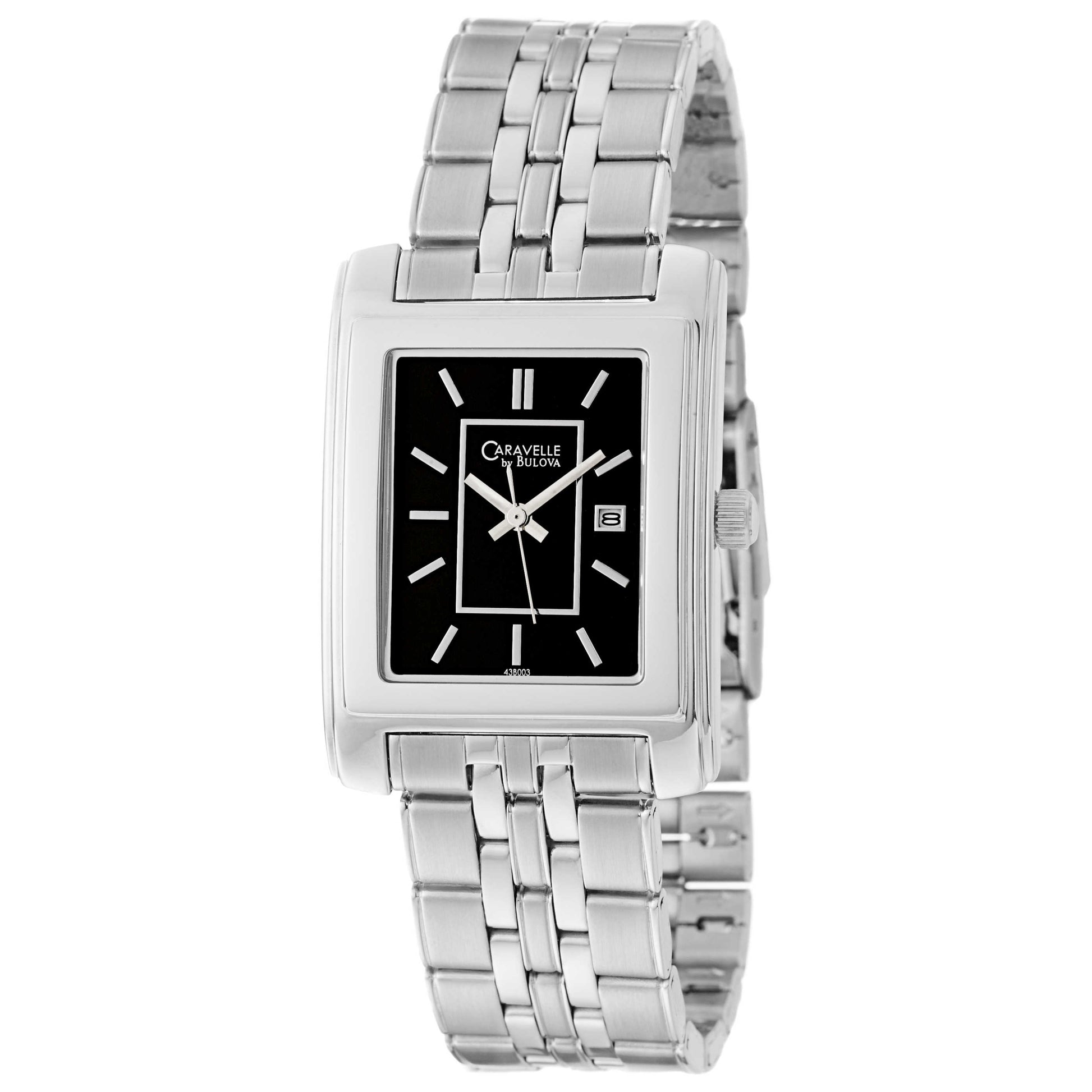 Front view of Caravelle Bracelet Men's Quartz Watch 43B003