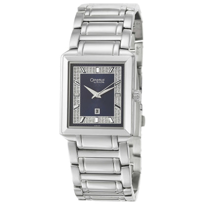 Front view of Caravelle Bracelet Men's Quartz Watch 43B009