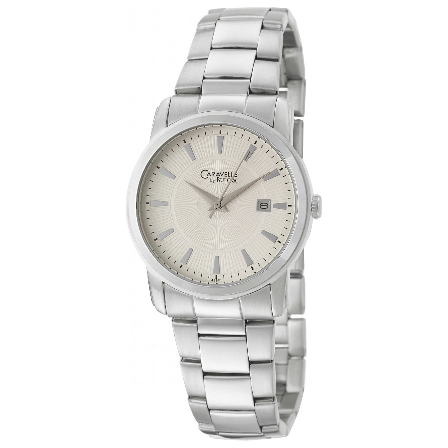 Front view of Caravelle Bracelet Men's Quartz Watch 43B111