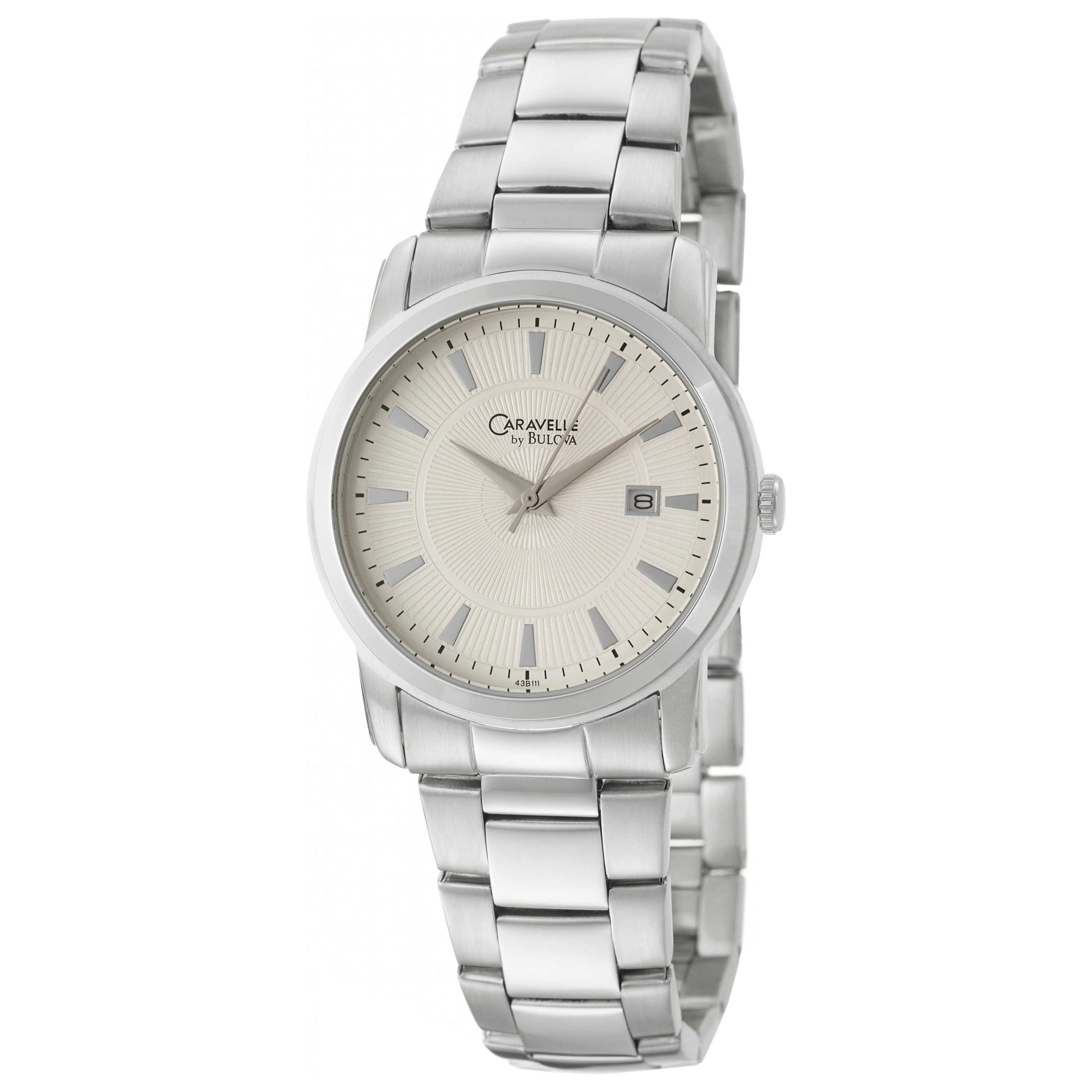 Front view of Caravelle Bracelet Men's Quartz Watch 43B111