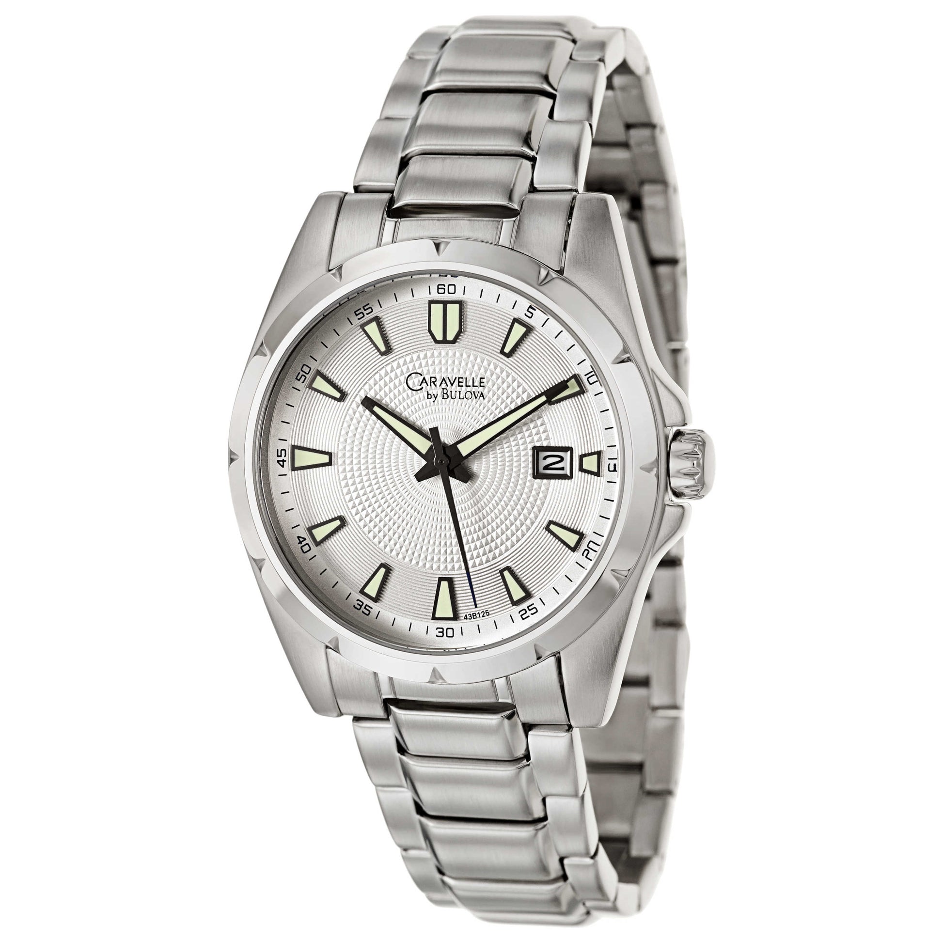 Front view of Caravelle Sport Men's Japanese Quartz (Battery-Powered) Watch 43B125