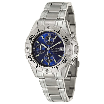 Front view of Caravelle Sport Men's Japanese Quartz (Battery-Powered) Watch 43B17